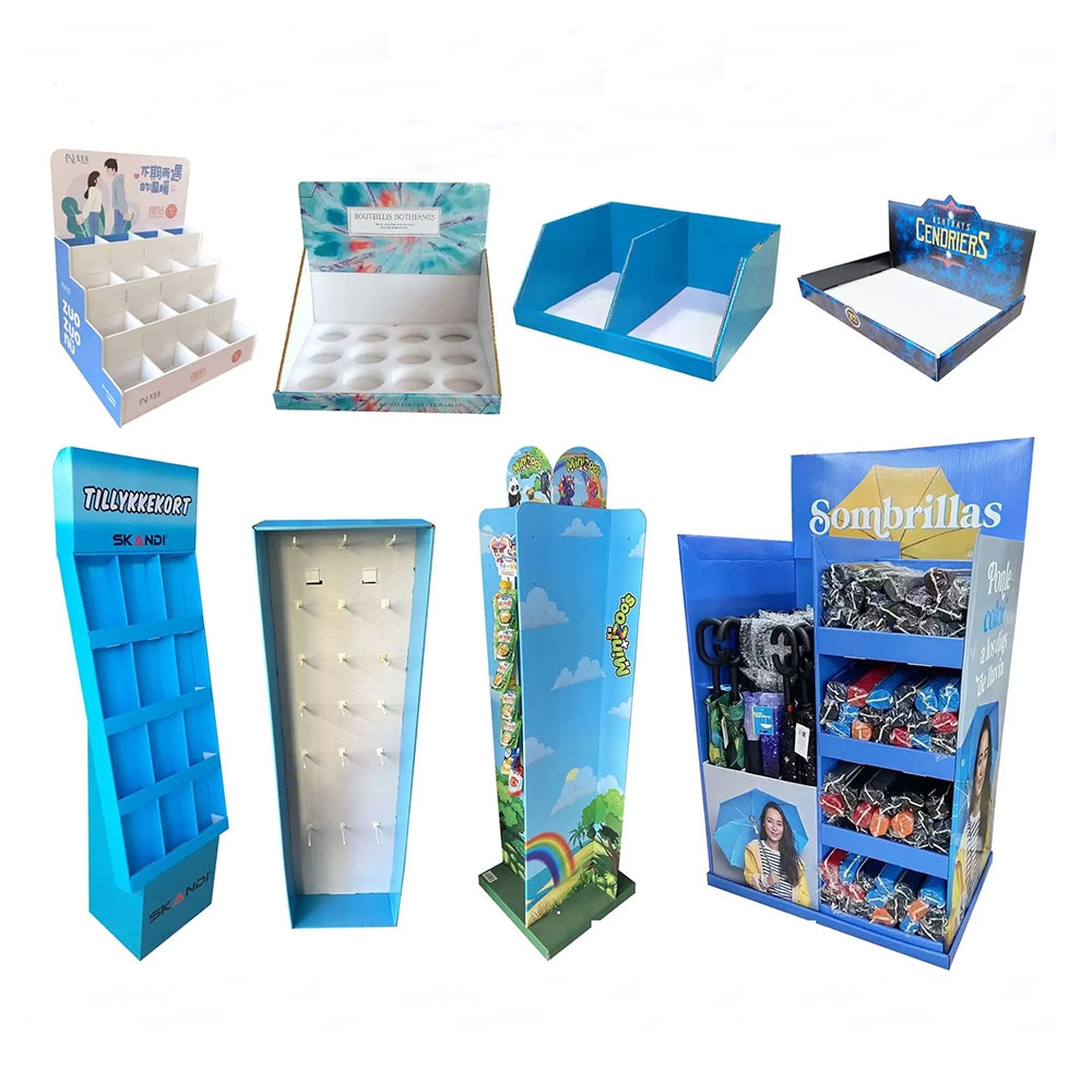 Retail POP Cardboard Candy Display Stand